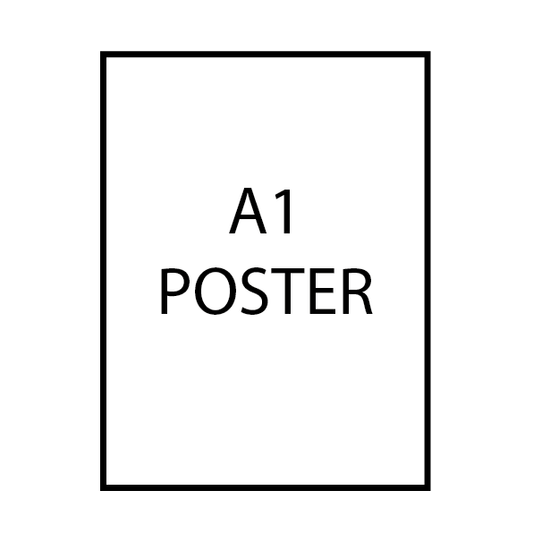 A1 Poster inclusief bedrukking