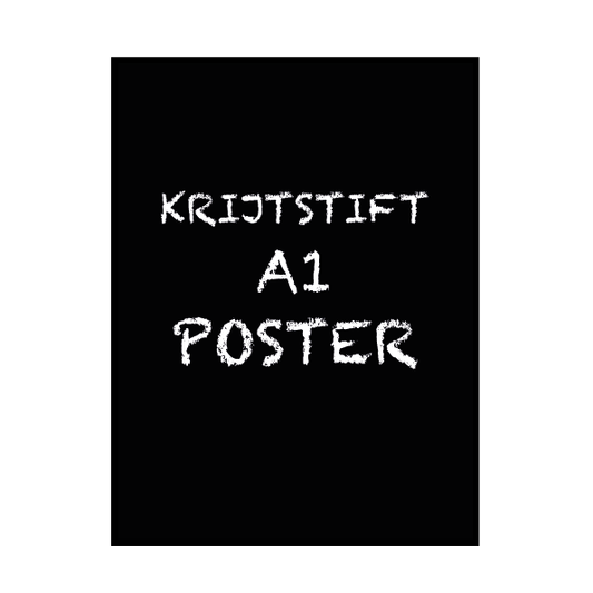 Krijtstift A1 Poster